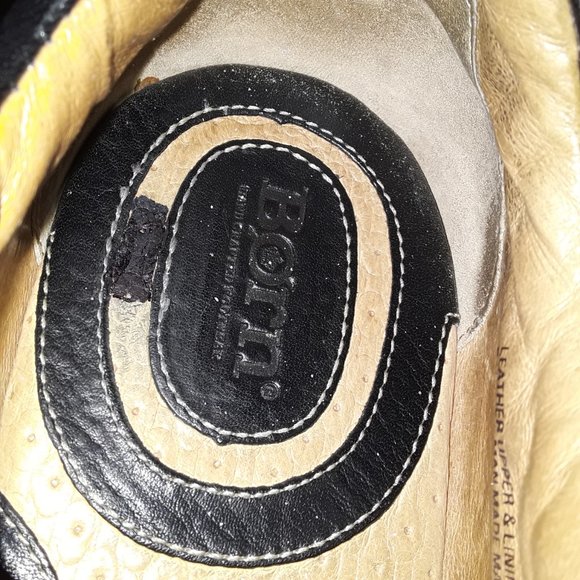 Born Men's Black Lace up Shoes Size 8 - Picture 6 of 12